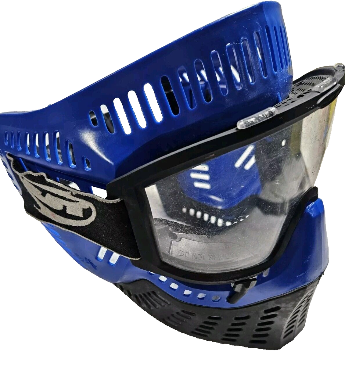 Rare Vintage JT Blue XFIRE Crossfire Paintball Gun Game Mask