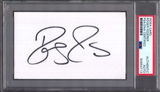 CARTOLINA 3x5 ROGER FEDERER FIRMATA A MANO CONDIZIONI INCREDIBILI PSA SLABBED