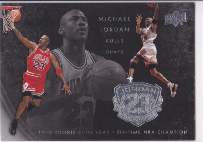 MICHAEL JORDAN 1985 ROOKIE OF THE YEAR Upper Deck Basketball Card