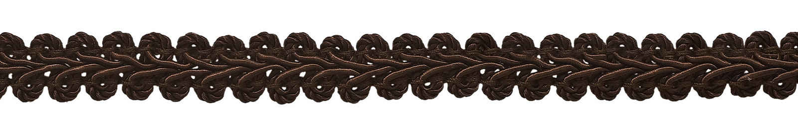French Gimp Braid Trim, Style# FGS, Color# D2 - Mocha Brown [10 Yards]