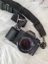 Canon T50 SLR 35mm Camera w/ Canon FD 50mm 1:1.8 Lens