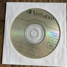 Verbatim CD-Rr 10 pack With Sleeves