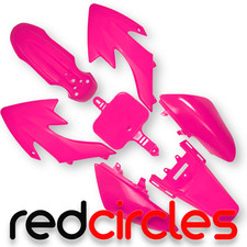 SET PLASTICA PIT BIKE ROSA CRF50 50cc 110cc 125cc PITBIKE - NO COPRISELLA