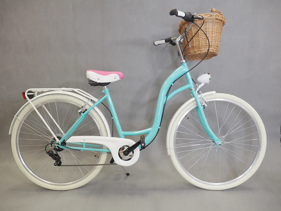 28" ZOLL DAMENFAHRRAD KORB GRATIS  CITYBIKE CITYRAD DAMENRAD  VILAGE 6 Gänge