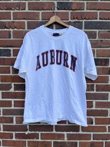 Vintage Y2k Auburn Tigers T-Shirt Gr. XL weiß Football Grafik College - Bild 1 von 2