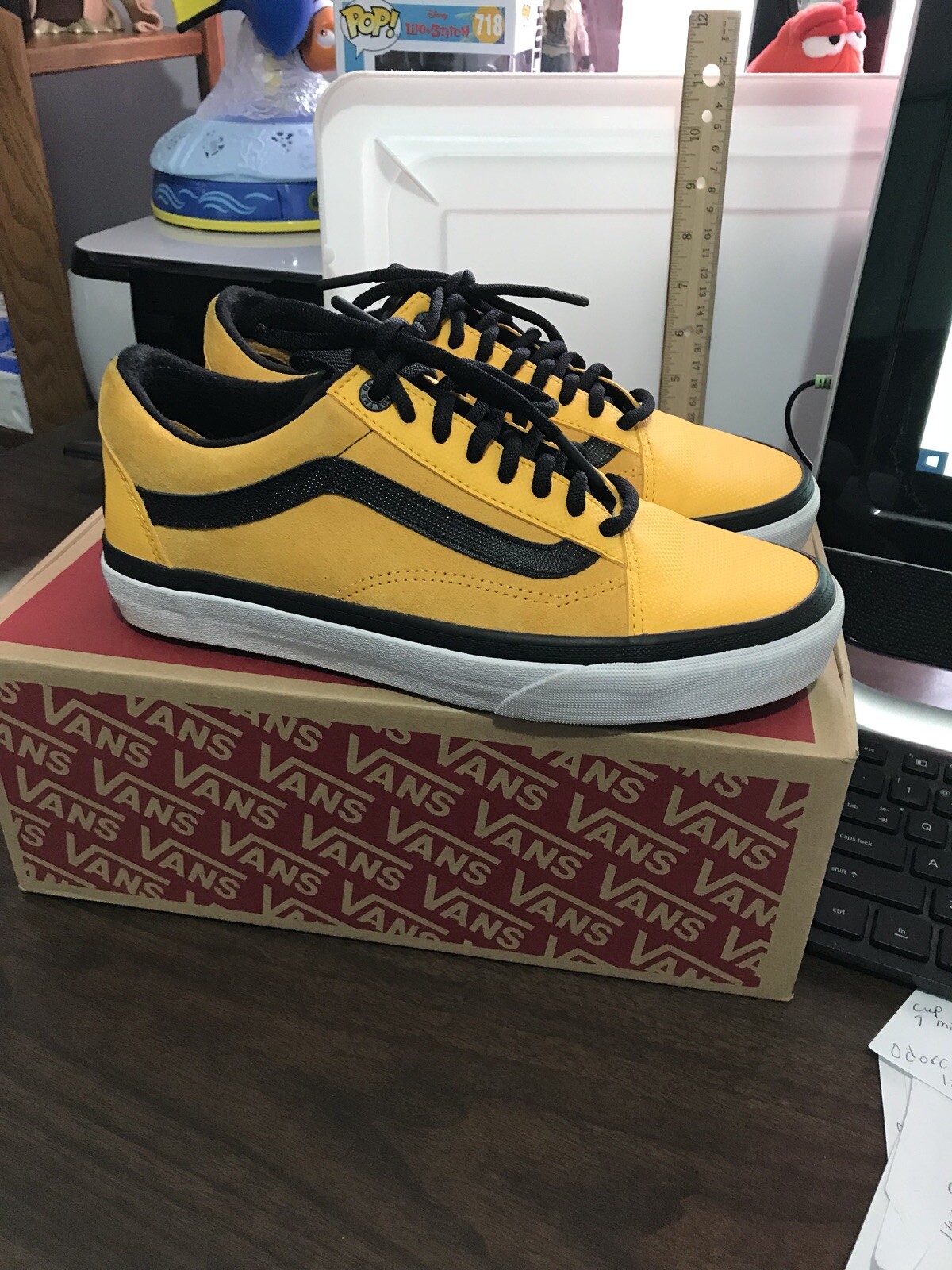 vans north face yellow
