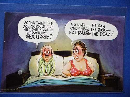Bamforth Comic 1000 Serie Postkarten saucy Humor / unhöflich! Unbenutzt 1970er NEU AUF LAGER - Bild 78 von 82