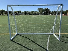 Vallerta Premier® 7 X 5 Ft. Youth Size 2" White Steel Frame Soccer Goal (1Net)