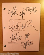 ARRESTED DEVELOPMENT full cast autographed PILOT script Will ARNETT Michael CERA