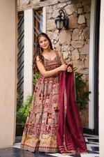Anarkali Gown Pakistani Salwar Kameez Ready To Wear Eid Dress Suit Wedding Party