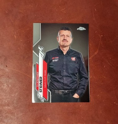 2020 Formula 1 Topps Chrome F1 Haas Crew Manager  Guenther Steiner #93 RC