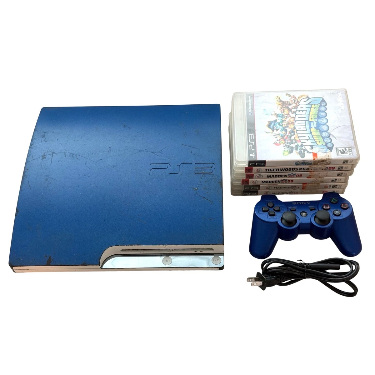Sony PlayStation 3 - Slim Blue Video Game Consoles for sale - eBay