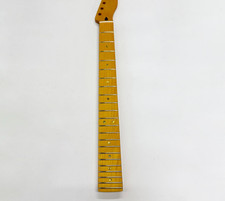 22-fret 25.5-inch finished maple electric guitar neck with maple fingerboard