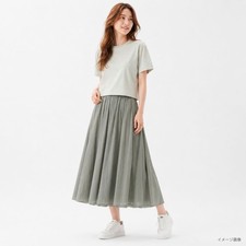 adidas Pale Green T-Shirt  Long Skirt Set XS 1x 14Y JAPAN