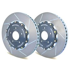 Girodisc Mitsubishi Lancer Evo X Slotted Front Rotors A1-047
