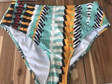 FREYA HIGH WAIST CONTROL Bikini Briefs Size 14 NEW SWIM SUN BRIEF