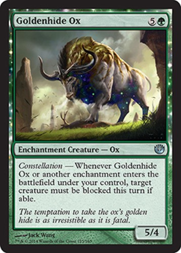 Goldenhide Ox - Journey into Nyx #125/165 MTG Magic The Gathering - Picture 1 of 1