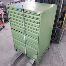 Geprüfte Sicherheit Metal Tool Cabinet, 10 Drawer, 28" W x 23-1/2" D x 45" H