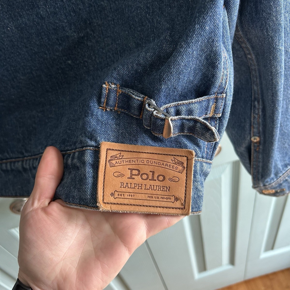 ジャケット・アウター Polo Ralph Lauren Authentic Dungarees Vintage 90s Polo Ralph Lauren Authentic Dungarees Denim Jacket