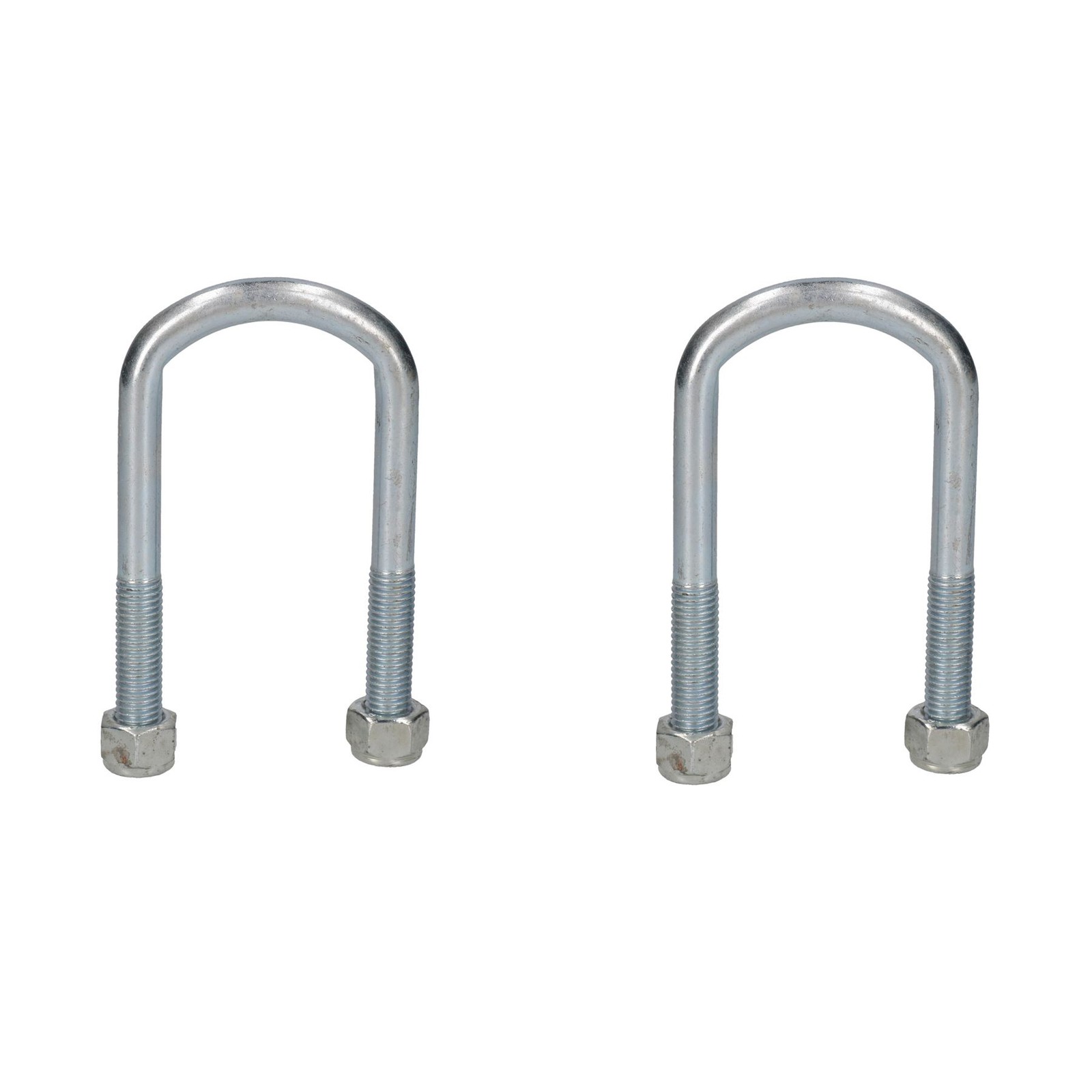2 Single Parabolic Leaf Spring High Tensile Bolt Nuts for Ifor Williams Trailers