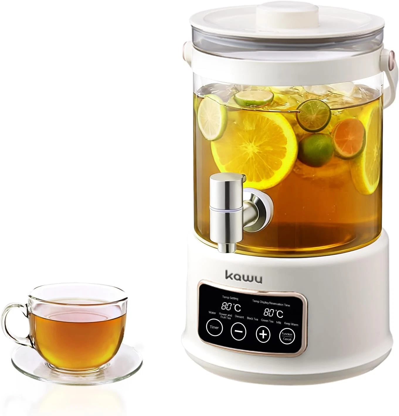 Smart 2.5L Electric Kettle with Touch Control & Temperature Settings