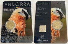 Andorra _ 2 Euro 2025 UNC Bearded eagle - in folder