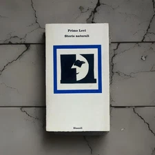Modern Italian Literature ~ Storie Naturali 1979 Primo Levi ~ Einaudi Nuovi Cora