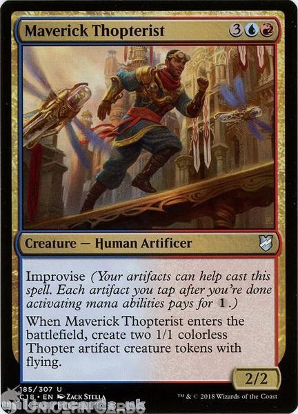 Maverick Thopterist :: Commander 2018 :: C18-185 Uncommon Mint MTG Card