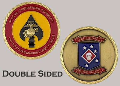 MARSOC Marine Raiders USMC Special Operations Challenge Coin  J#19
