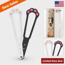 Cat Paw Door Latch Holder Adjustable Dog Door Stopper Elastic Gate Lock Strap