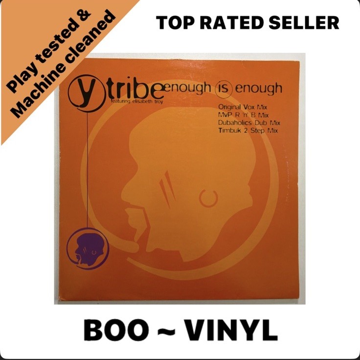 Y-Tribe - Enough Is Enough - Uk garage anthem 12” EX / EX