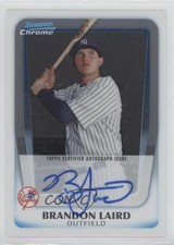 2011 Bowman Chrome Prospects Auto Brandon Laird #BCP214 Auto i9i
