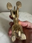 Heavy Brass Antique Cat Figurine 5 1/2" Purchased In Edinburgh Scotland — photo 6
