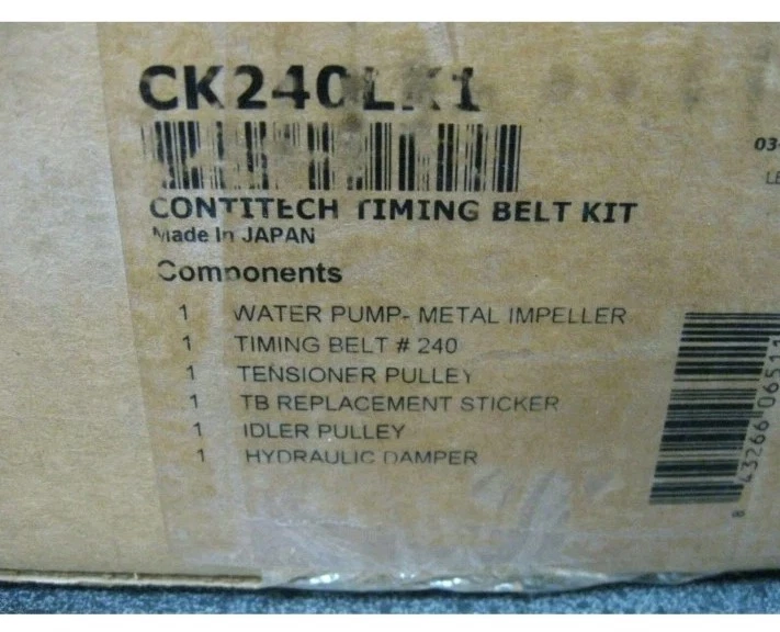 Continental CK240LK1 Timing Belt Kit with Water Pump fits 4Runner, T100, Pickup - Image 4 of 4