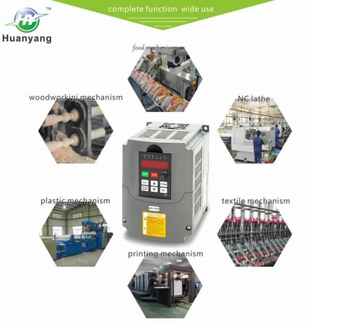 Huanyang VFD, ein- bis dreiphasig, Frequenzumrichter, 2,2 kW 3 PS 220 V Eingang... - Bild 7 von 7