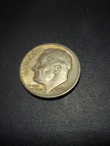 1956-D 10C Roosevelt Dime 90 % Silver xf