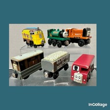 Thomas Friends Wooden Railway Cars Lot Of 6