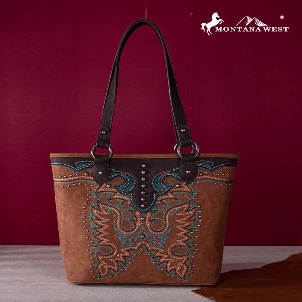 MW1110G-8317 Montana West Boot Scroll Embroidered Collection Concealed – MONTANA WEST U.S.A
