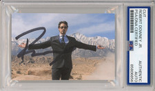 Robert Downey Jr SIGNED IRON MAN Picture PSA DNA COA Certified Autograph Cut