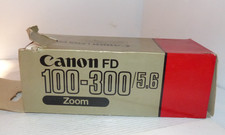 Vintage Canon Zoom Lens FD 100-300 MM / 5.6 Camera Lens Estate Find 