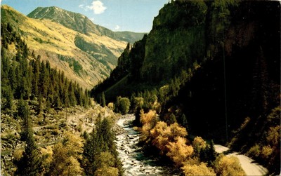 Crystal River, Pitkin County, Gunnison County, Colorado, Carbondale, Postcard