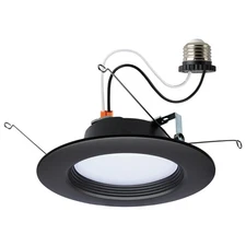 Satco Lighting S11835R1 Nuvo 6" Integrated LED Recessed Trim - Bronze
