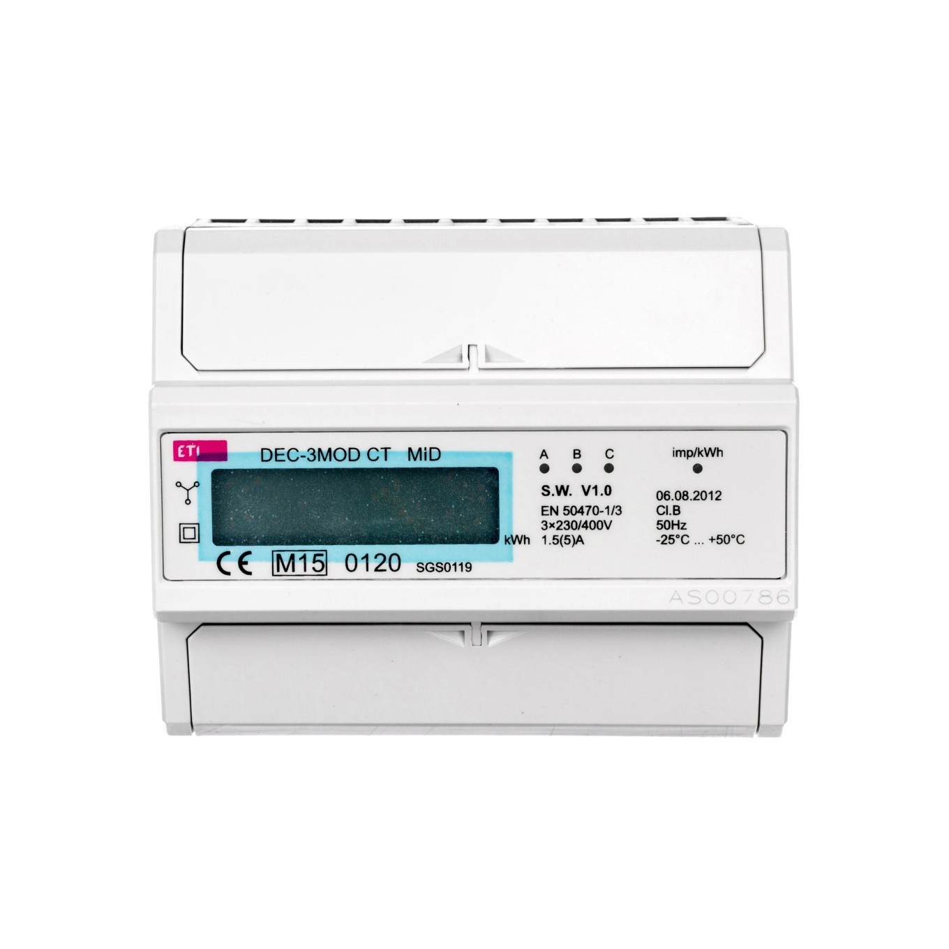 Energy Consumption Display 3 Phase with Modbus ETIMETER 004804055