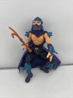 Vintage 1988 TMNT Shredder Action Figure With Cloth Robe, Belt, & Weapon
