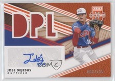 2020 Elite Extra Edition DPL Material Signatures Orange Jose Dejesus Auto 8at