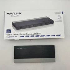 Wavlink USB-c Triple Display Docking Station WL-UMD05 Pro