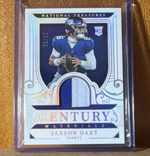 Panini National Treasures Century Materials  Rookie Jaxson Dart Giants 13/25