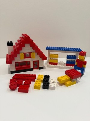 Lego 115-2 System Universal Building Set House Vintage 1973 Mostly Inventoried