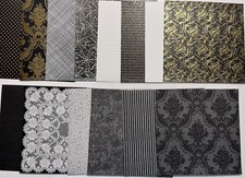 Anna Griffin Halloween Cardstock 14 pcs of 12x12 Double Sided, Foil And Matte