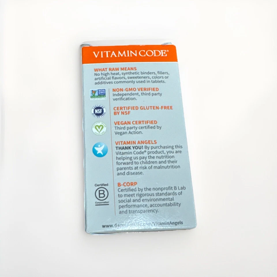 Garden of Life Vitamin Code Vitamina C Cruda 120 Cápsulas Veganas 500mg Exp 07/2026 Foto 2 de 2